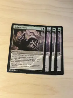 MTG -Call the Scions - Battle for Zendikar #167 - Playset (X4) - Image 1