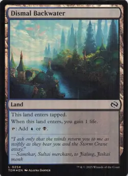 Dismal Backwater Tarkir Dragonstorm Foil #254 NM MTG - Image 1