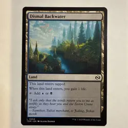 Dismal Backwater Tarkir Dragonstorm Foil #254 NM MTG - Image 1