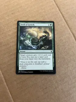 MTG Swell of Growth Battle for Zendikar 191/274 Regular Common NM - Image 1