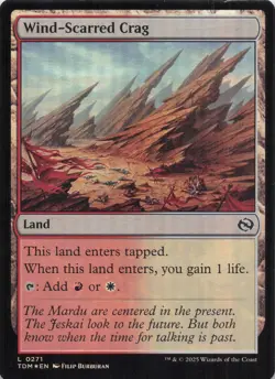 Wind-Scarred Crag Tarkir Dragonstorm Foil #271 NM MTG - Image 1