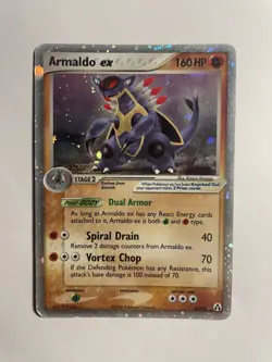 Armaldo ex 84/92 EX Legend Maker Holo Rare Pokemon Ruby & Sapphire Vintage HP - Image 1