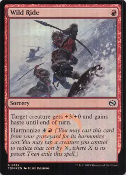 Wild Ride Tarkir Dragonstorm Foil #132 NM MTG - Image 1