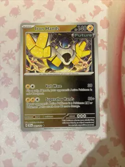 🚀Iron Hands - 061/162 - Reverse Holo Uncommon - Temporal Forces - Pokemon MINT - Image 1