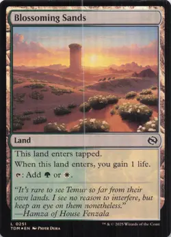 Blossoming Sands Tarkir Dragonstorm Foil #251 NM MTG - Image 1