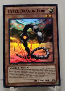 Cyber Dragon Core SDCR-EN001 Super Rare 1st Edition Yugioh TCG NM/M - Image 1