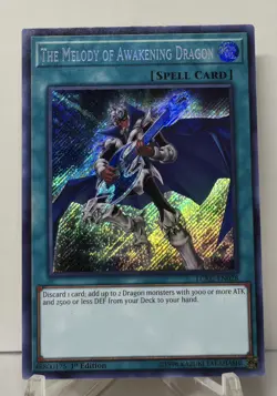 The Melody Of Awakening Dragon LCKC-EN028 Secret Rare 1st Edition Yugioh NM/M - Image 1