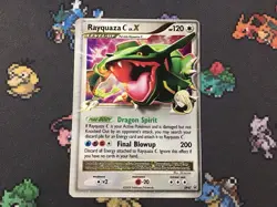 Pokemon TCG Rayquaza LV. X DP47 Black Star Promo Pokemon Card - Image 1