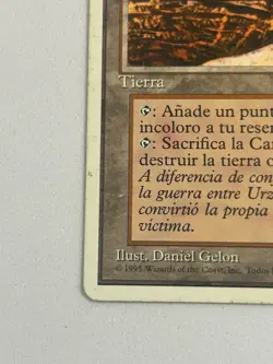 Strip Mine (Cantera) - Spanish 4th Ed. 1995 - MTG, Magic the Gathering card [LP] - Image 4