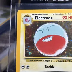 Pokemon TCG NM Electrode 2/64 Holo Ultra Rare Card Jungle Set missing symbol - Image 3