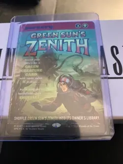 Green Sun's Zenith - Showcase FOIL - MTG #127 SPG Edge Of Eternities - Image 1