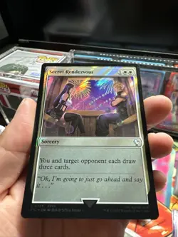 MTG Secret Rendezvous (Surge Foil) Commander: Final Fantasy 253 FF7 FFVII NM - Image 1