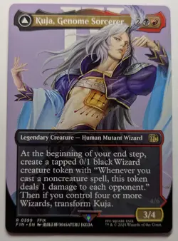 KUJA, GENOME SORCERER Borderless - Final Fantasy MTG Magic: the Gathering - Image 1