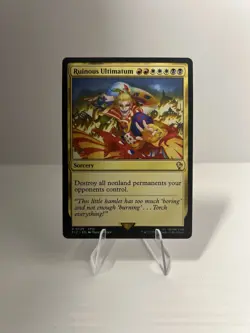 x1 Ruinous Ultimatum R MTG Commander: Final Fantasy M/NM, English - Image 1