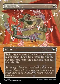 Path to Exile Borderless Commander Masters NM MTG - Image 1