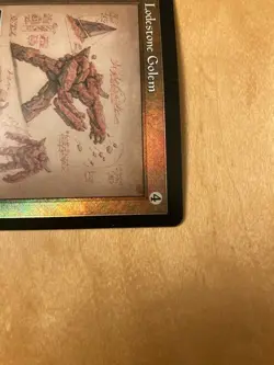 BRO Lodestone Golem English FOIL 1 card mtg Double Rainbow Serial Number EN Brot - Image 3