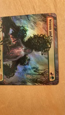 2XM Wrenn and Six English FOIL one piece texture MTG extended art - Image 3