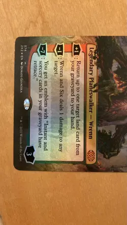 2XM Wrenn and Six English FOIL one piece texture MTG extended art - Image 4