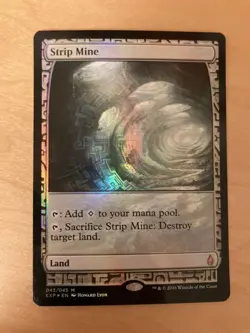 EXP Strip Mine FOIL 1 card MTG English EN Expedition - Image 1