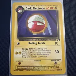 1st Ed Dark Electrode Non-Holo WOTC Pokemon Card 34/82 Rocket Set NM/MT - Image 1