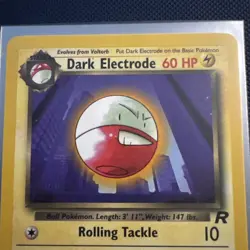 1st Ed Dark Electrode Non-Holo WOTC Pokemon Card 34/82 Rocket Set NM/MT - Image 2