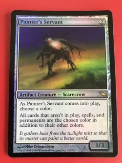 AG MTG Foil Painter s Servant SHM Brown R English Version - Image 1