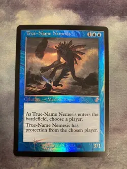 TSR True Name Nemesis FOIL one Time Spiral Old Frame mtg true name nemesis Engli - Image 1