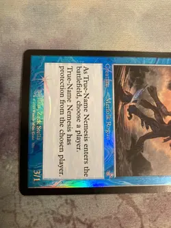TSR True Name Nemesis FOIL one Time Spiral Old Frame mtg true name nemesis Engli - Image 3