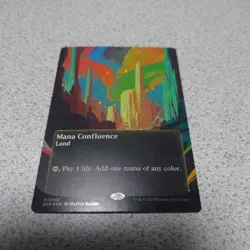 MTG EOE Mana Confluence 0160 English galaxy foil one Poster Eternal End Borderle - Image 1