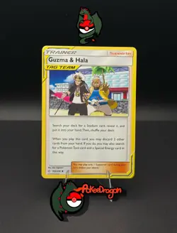 Pokemon TCG - Trainer - Guzma & Hala #193/236 Cosmic Eclipse - NM - Image 1