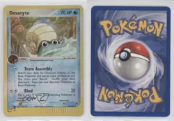 Omanyte Reverse Foil Pokemon EX Sandstorm #70 2003 p0i - Image 3