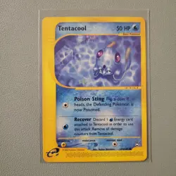 Pokemon Aquapolis TCG Tentacool 113/147 Common LP 2002 - Image 1
