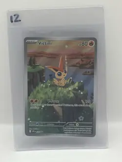 Pokemon Black Bolt / White Flare Victini SVP 208 Promo Illustration Rare NM - Image 1