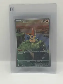 Pokemon Black Bolt / White Flare Victini SVP 208 Promo Illustration Rare NM - Image 1