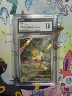 Eevee CGC 10 GEM Black Star Promo #173 Pokemon (2025) Prismatic Evolutions ETB - Image 1