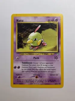 Pokemon TCG Natu Neo Genesis 67/111 Unlimited Regular Common WOTC VLP - Image 1