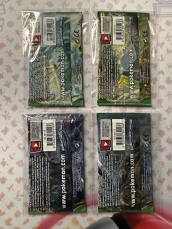 4x Pokemon XY Fates Collide Booster Packs Complete Art Set Sealed Brand New - Image 2
