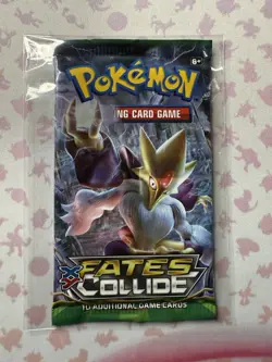 4x Pokemon XY Fates Collide Booster Packs Complete Art Set Sealed Brand New - Image 3