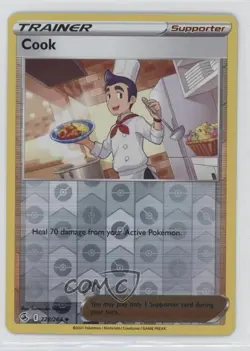 Cook Reverse Foil Pokemon Sword & Shield Fusion Strike #228 0kb5 - Image 1