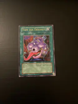 Yugioh Pot of Avarice Super Rare Ultimate Rare GERMAN UTR unlmited - LP(1) - Image 1
