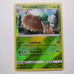 Decidueye - 11/149 - Reverse Holo Rare - Sun & Moon Base - Pokemon Card - Image 1