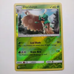 Decidueye - 11/149 - Reverse Holo Rare - Sun & Moon Base - Pokemon Card - Image 3