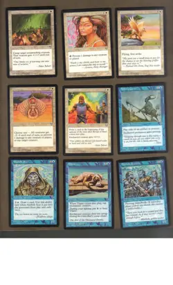 MTG: Mirage x 9 card common lot: Ivory Charm, Thirst + 7 NM See scans - Image 1