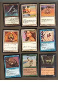 MTG: Mirage x 9 card lot: Bone Mask + 8 commons NM See scans - Image 1