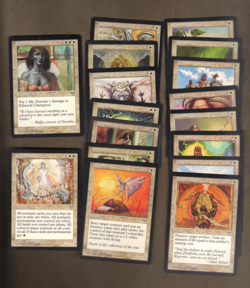 MTG: Mirage: 17 NM white lot. Celestial Dawn, Etherical Champion + 15 See scans - Image 1