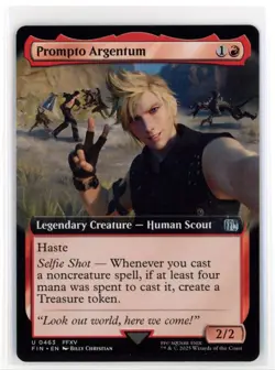 MtG FIN Prompto Argentum #463 Extended Art Non-Foil - Image 1