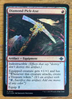 MTG Lost Caverns Of Ixalan, Diamond Pick-Axe - Foil - Image 1