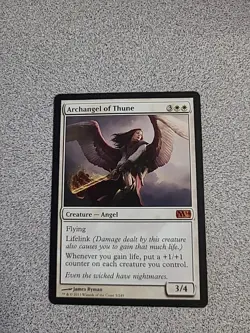 Magic: The Gathering Archangel Of Thune M14 Lightly Played - Image 1