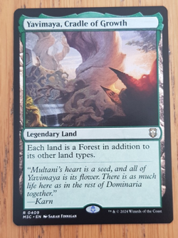 Yavimaya, Cradle of Growth NM Regular Modern Horizons 3 Magic the Gathering - Image 1