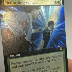 Heroic Intervention - Surge Foil Extended - UB: Doctor Who (MTG) - Image 1